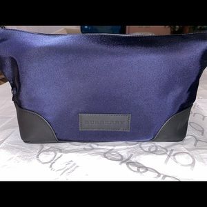 Burberry Black/Navy make up bag